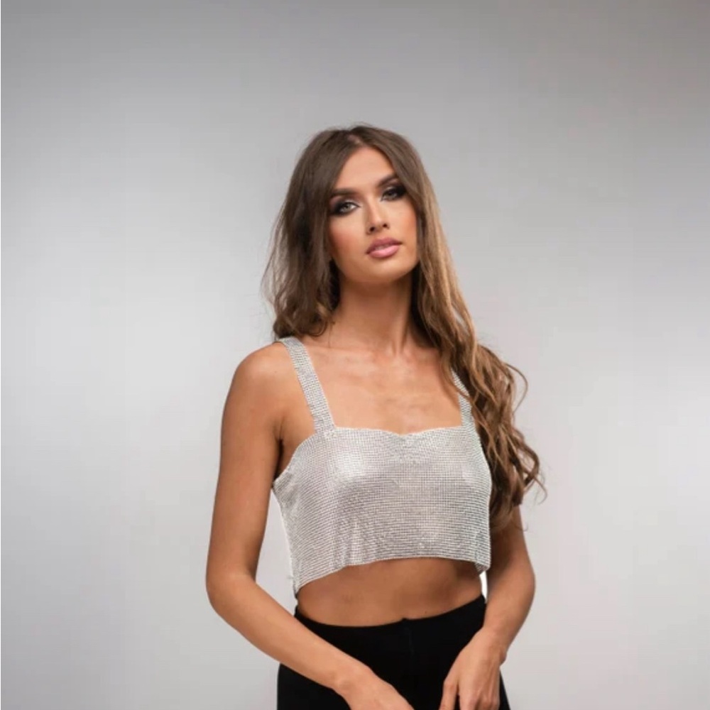 Silver top Rhinestone - Picture 7 of 10